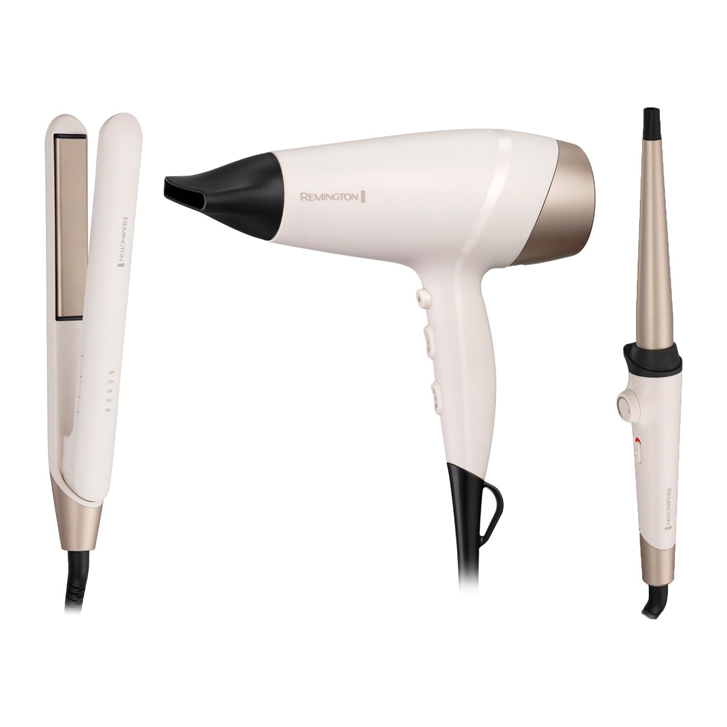 ريمنجتون باك شيا سوفت طلاء سيراميك متطور بيج 3 في 1 