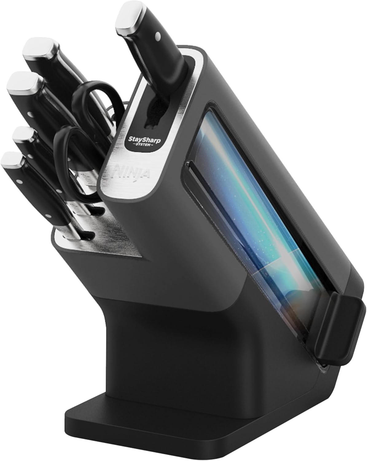 طقم سكاكين نينجا مكون من 6 قطع مع سكاكين ستاي شارب المصنوعة من الفولاذ المقاوم للصدأ