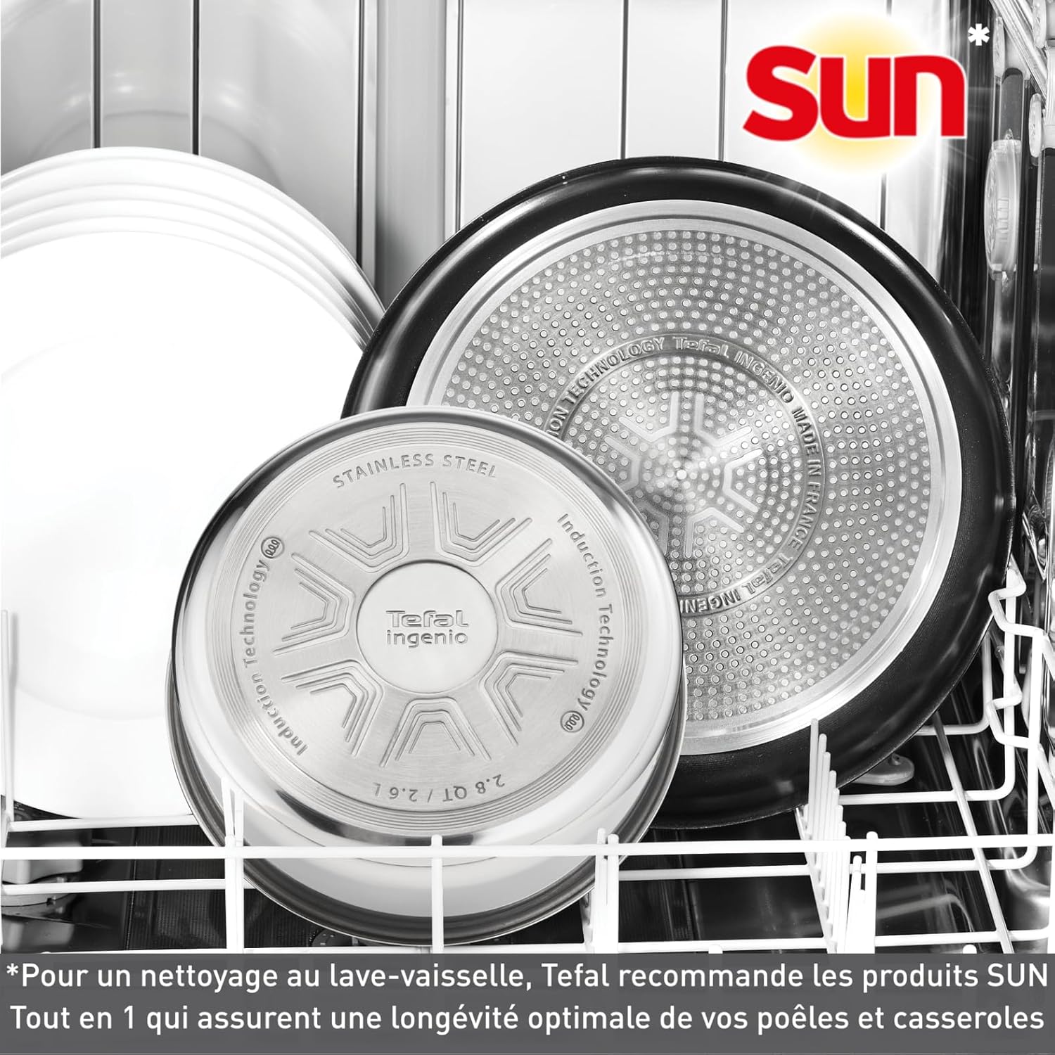 طقم أواني طهي تيفال إنجينيو مكون من 20 قطعة بمقابض قابلة للإزالة