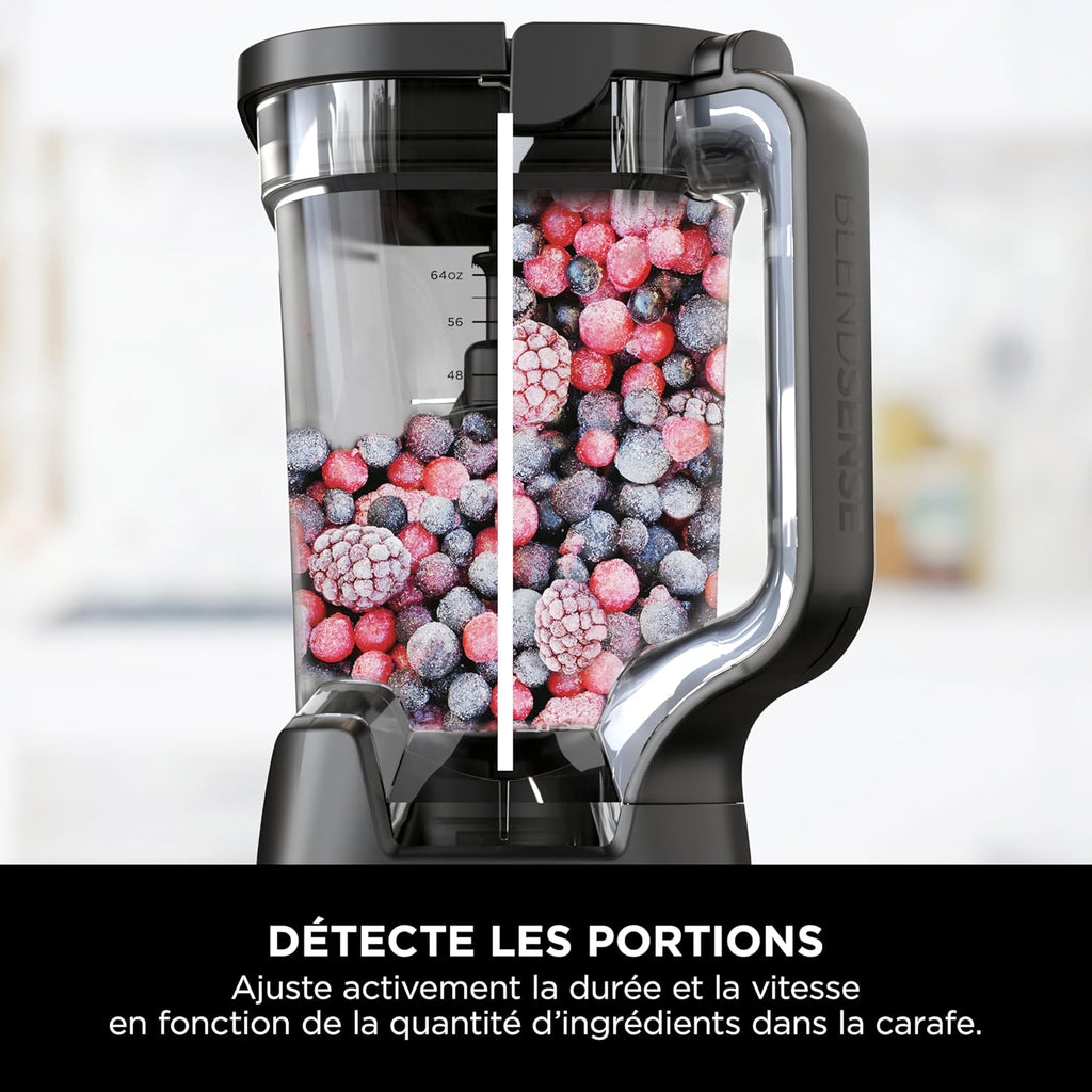 Ninja Detect Power Blender Pro 3-en-1 - Technologie BlendSense Intelligente 1200W