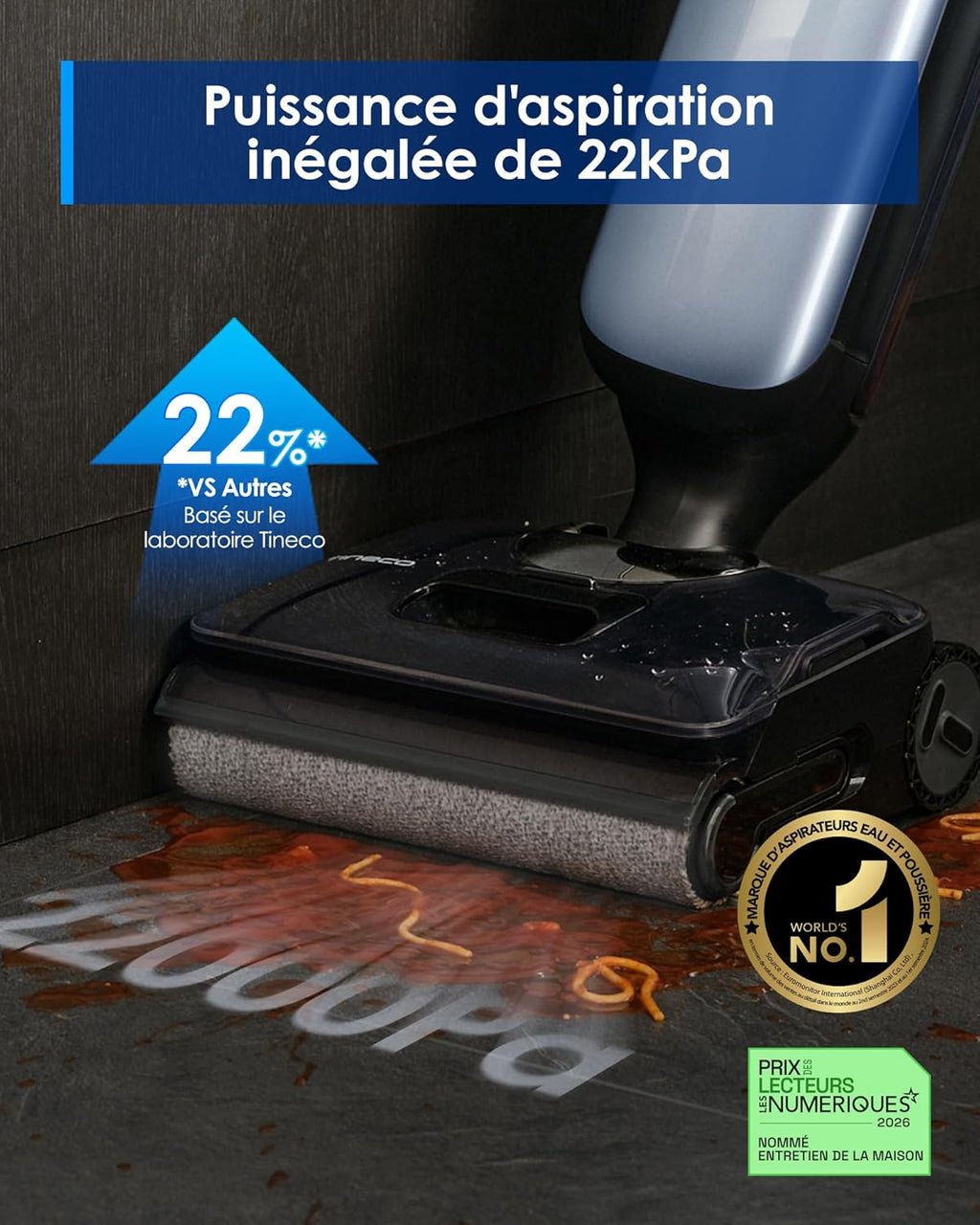 مكنسة كهربائية وممسحة تاينكو - فلور ون إس 9 أرتيست