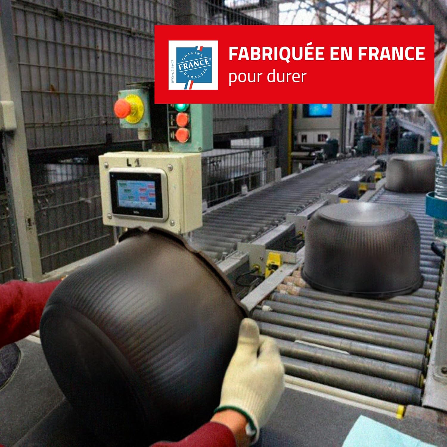 طنجرة ضغط SEB Tempo سعة 6 لترات، مصنوعة من الفولاذ المقاوم للصدأ، لون أسود