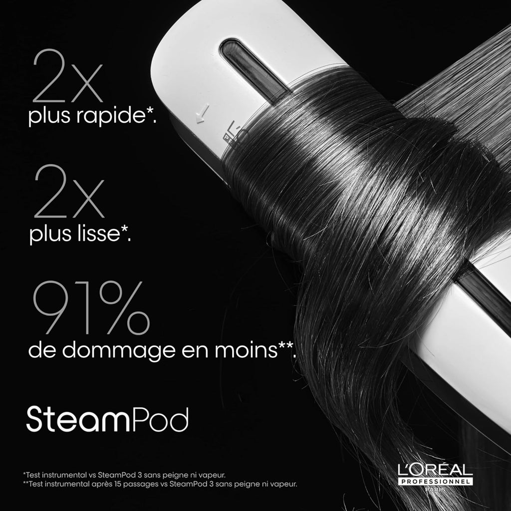 L'Oréal Professionnel  Steampod 3 - Lisseur Vapeur Professionnel 2-en-1