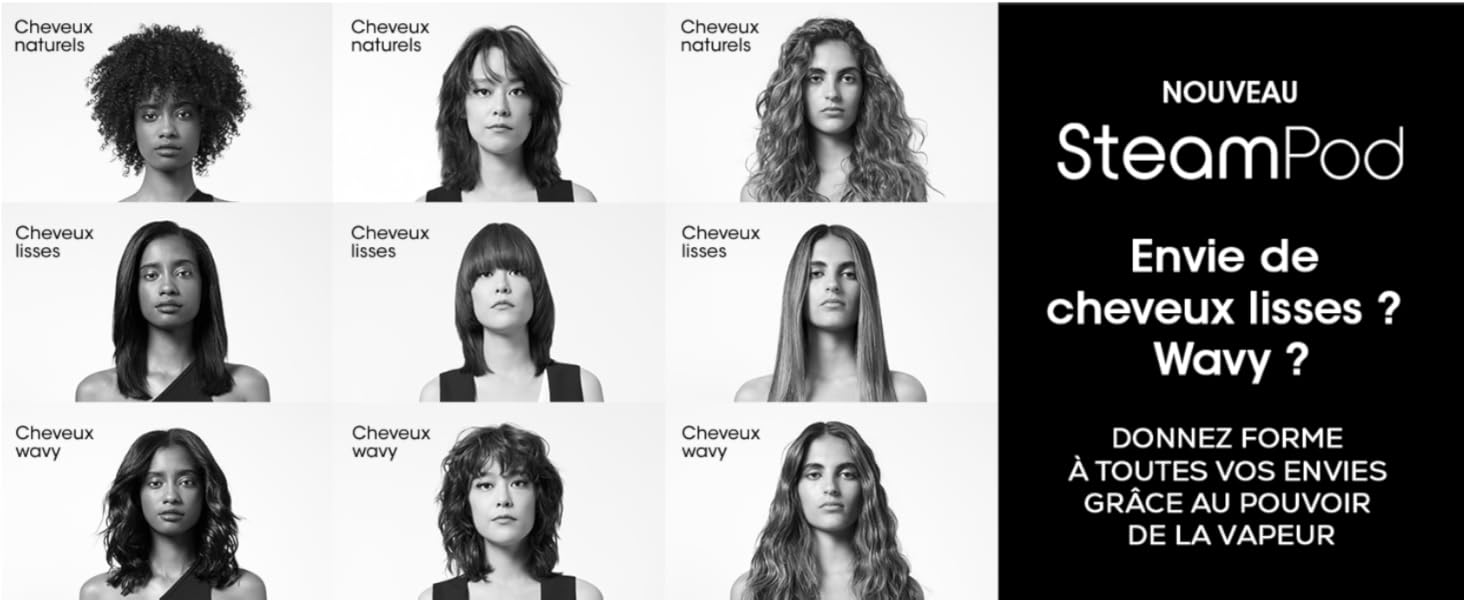 L'Oréal Professionnel Steampod 3 - 2 في 1 مكواة فرد الشعر بالبخار الاحترافية 