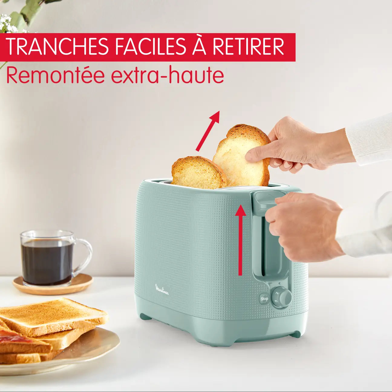 Moulinex Grille-pain 2 fentes Morning