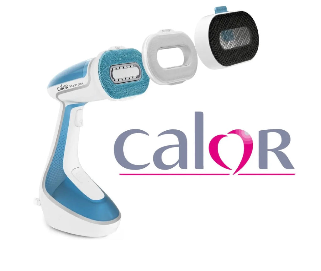 Calor Pure Tex Défroisseur vapeur 4 en 1, Technologie orevetée a tétes multiples, Detroisse, Nettoie, Assainit naturellement, Purifie, Diffuse des senteurs, Convient à tous les tissus DT9530C0