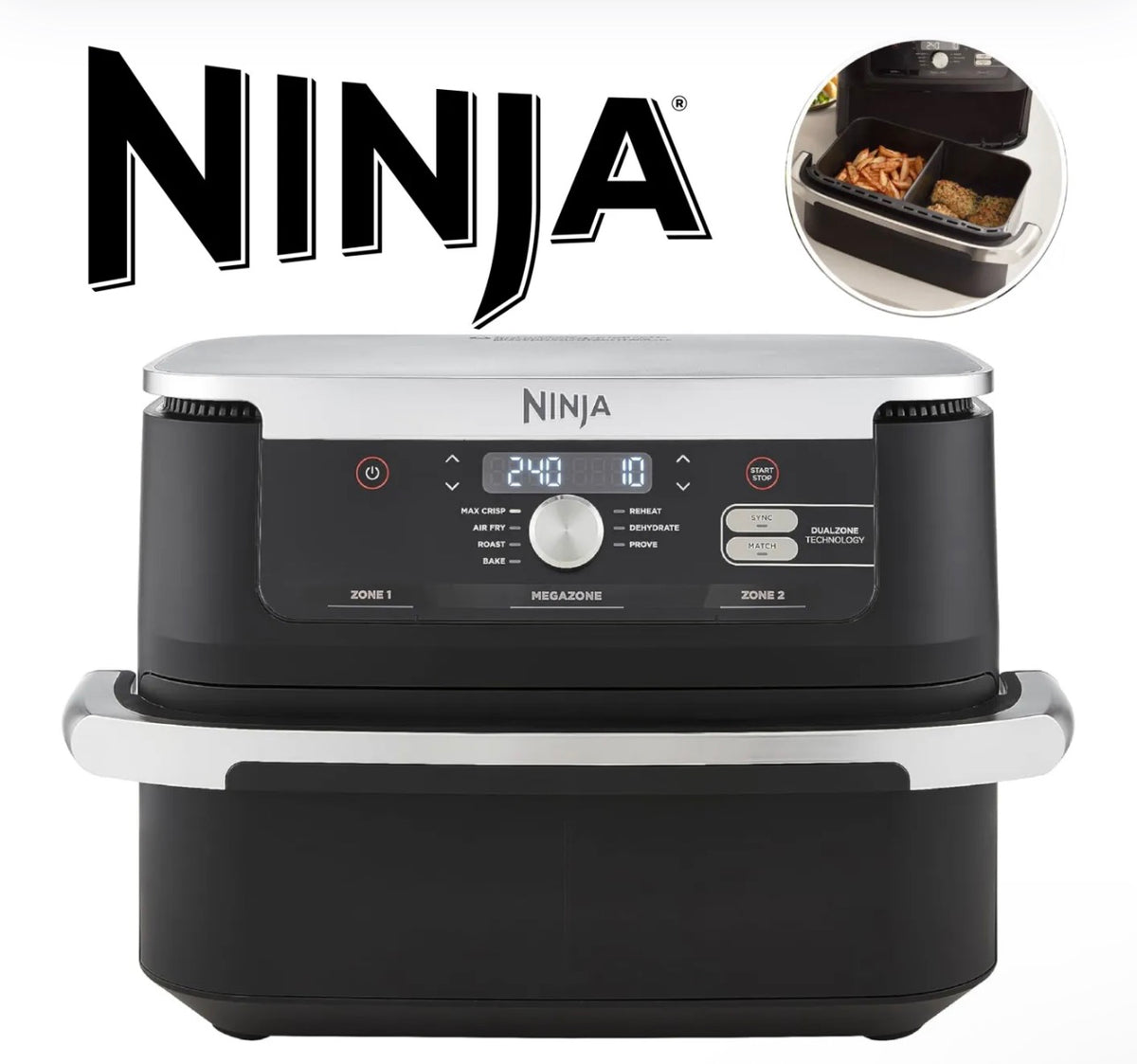 Ninja Air fryer 10.4L FlexDrawer