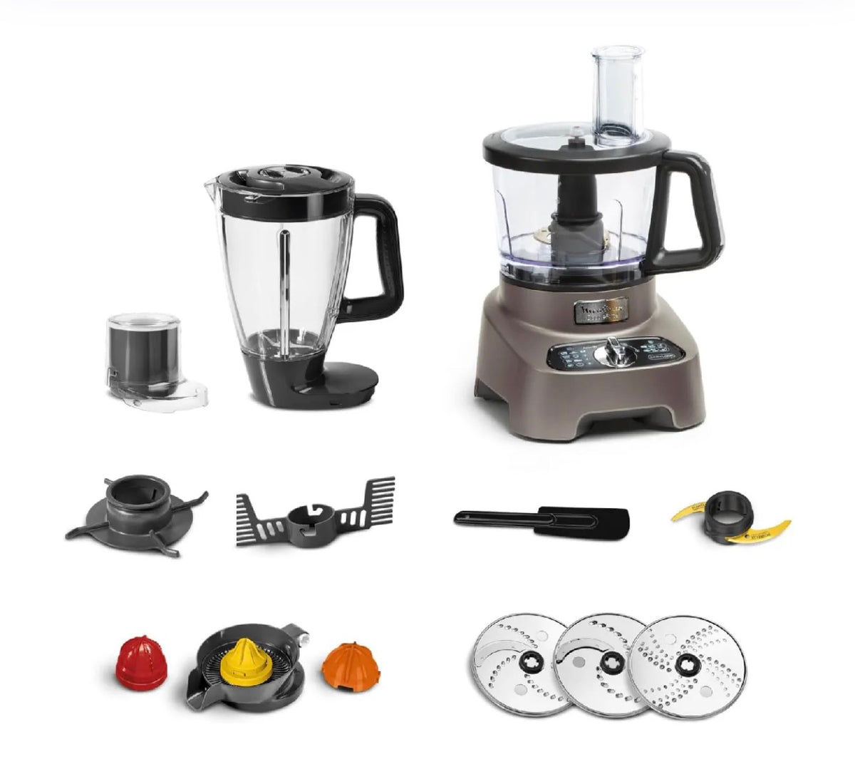 Moulinex DoubleForce Robot multifonction - 31 Fonctions - 1.000W - 10 accessoires