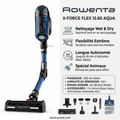 X-FORCE FLEX 12.60 AQUA - Aspirateur balais sans fil
