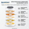 Déshydrateur alimentaire SilverCrest 250 W