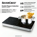 Plaque induction SilverCrest deux feux 3500W