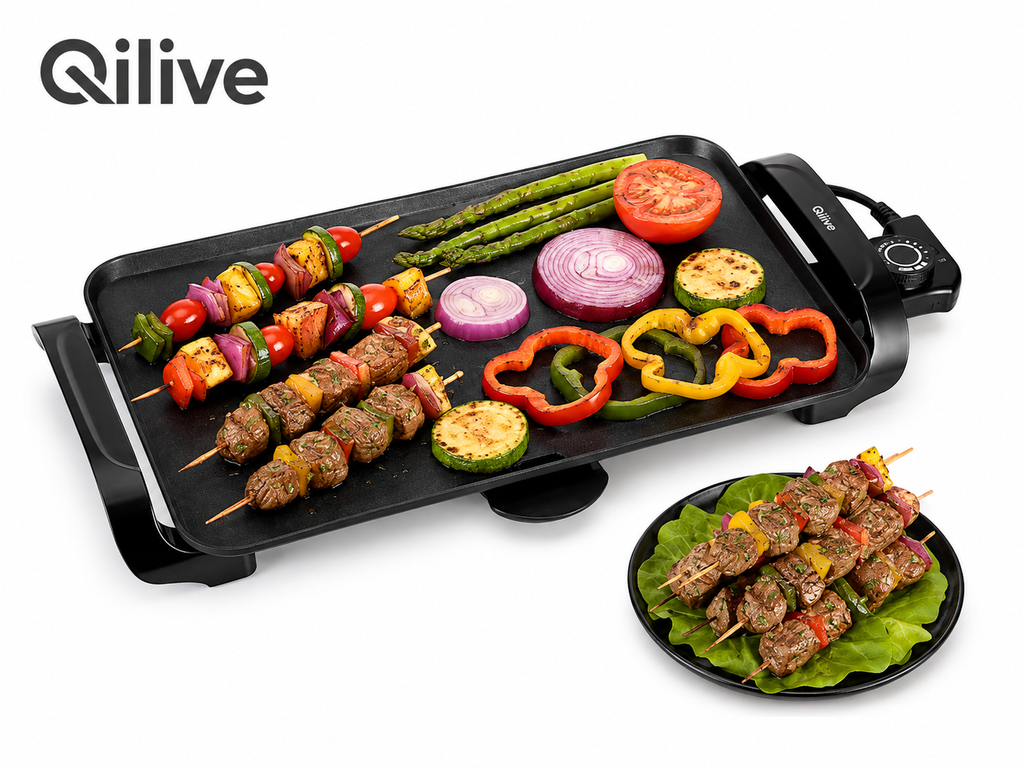 Plancha électrique Qilive Q.5392 - Noir. 1700 W