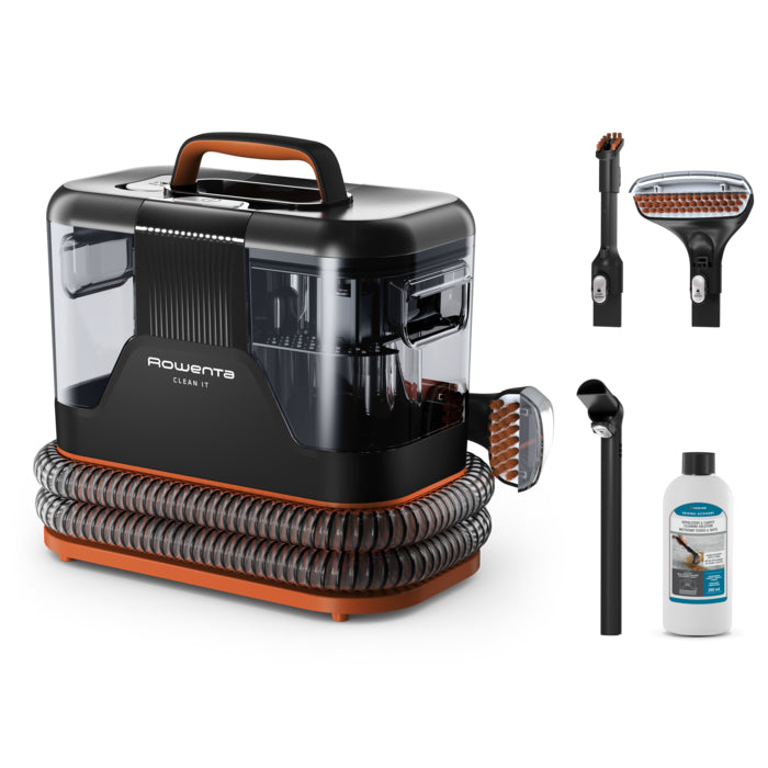 Rowenta, Clean it, Shampouineuse, Détacheur Nettoyeur de Tache, Rapide et Facile, Intérieur de Voiture, 750W, in5012f0,