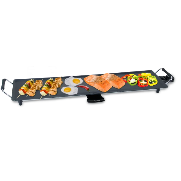 Techwood Planche Electrique Tepan Yakki Gril 87x22cm , 1800 W