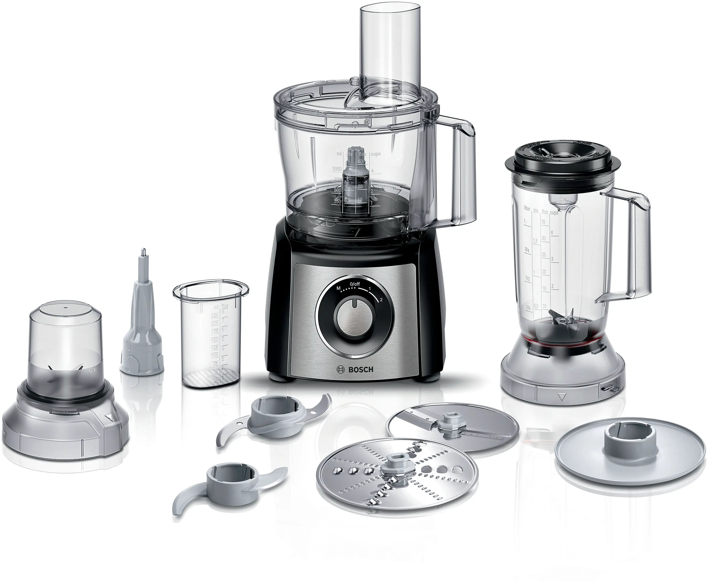 Bosch MultiTalent 3  – Robot de cuisine Multifonctions - plus de 20 fonctions – 800 W - 2,3 L