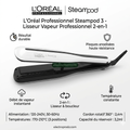 L'Oréal Professionnel  Steampod 3 - Lisseur Vapeur Professionnel 2-en-1