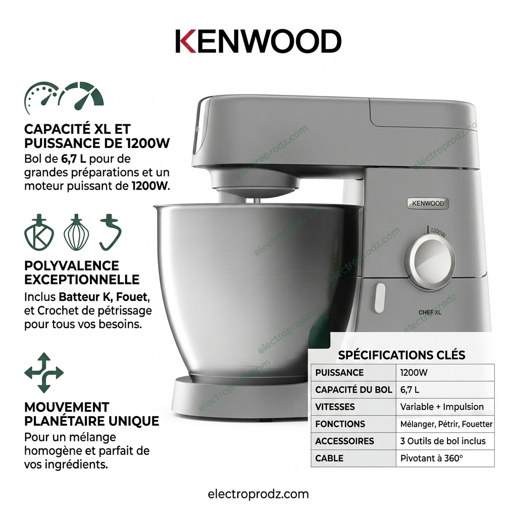 KENWOOD CHEF KITCHEN MACHINES & MIXERS Chef XL