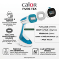 Calor Pure Tex Défroisseur vapeur 4 en 1