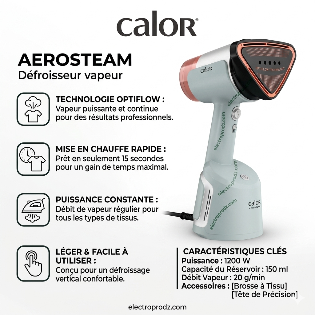 CALOR Aerosteam Défroisseur vapeur