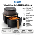 Philips Airfryer Serie 3000 4.2L 1400 W