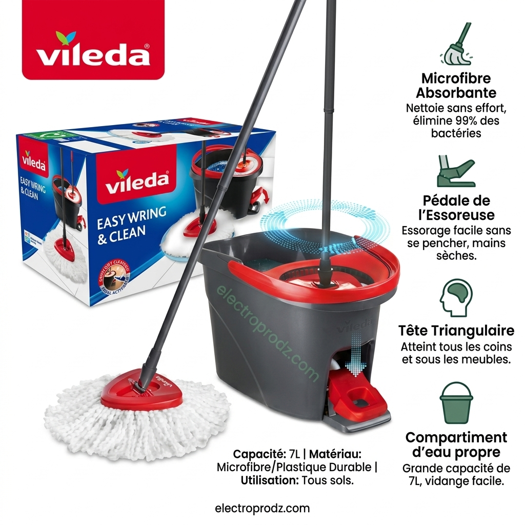 Vileda Easy Wring & Clean – Noir