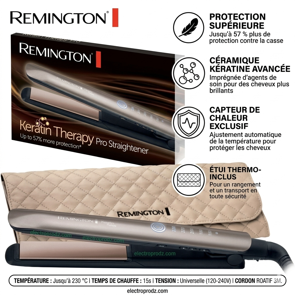 Lisseur Remington Keratin Therapy