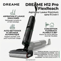 DREAME H12 Pro FlexReach Aspirateur Laveur
