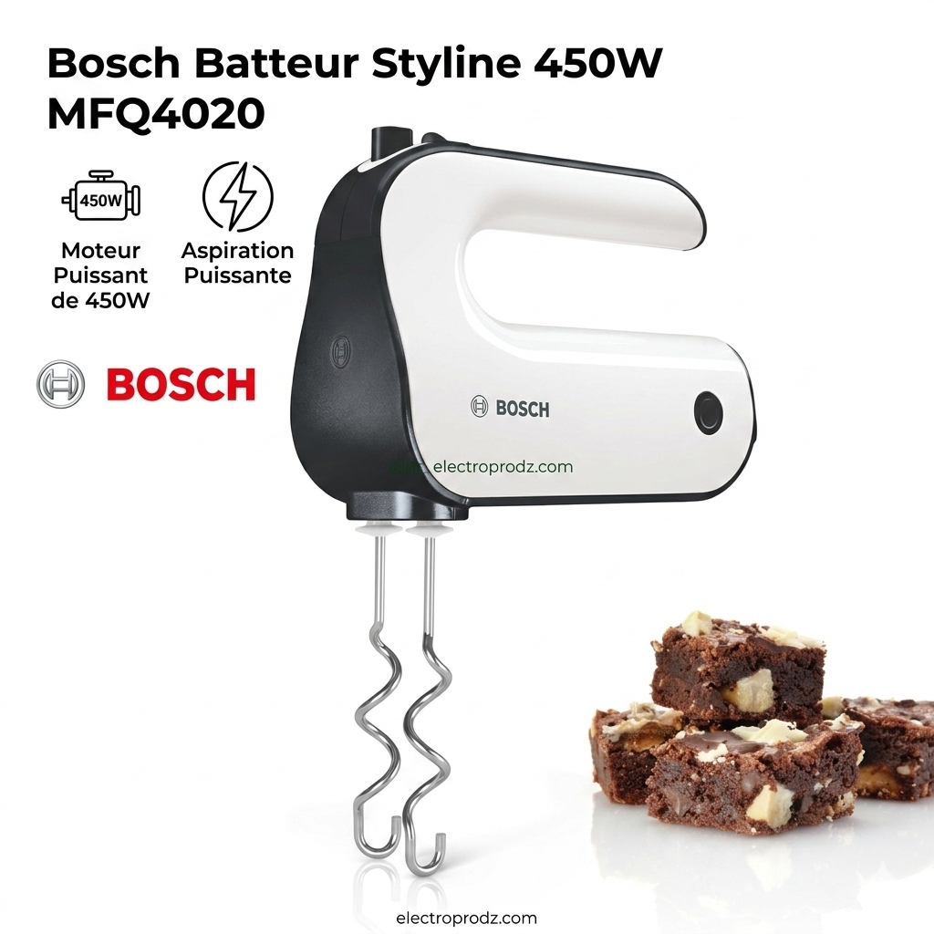 Bosch Batteur Styline 450W MFQ4020