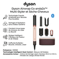 Dyson Airwrap Co-anda2x™ Multi-Styler et Sèche-Cheveux – Cheveux raides à ondulés (Rose Céramique)