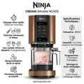 Sorbetière Ninja CREAMi – 800W – 1,4L – 7 Programmes