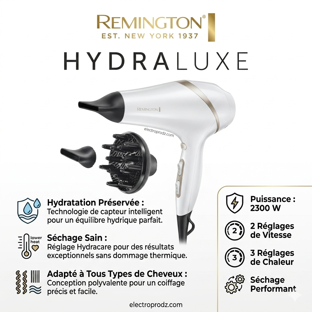 Remington AC8901 sèche-cheveux 2300 W , Blanc