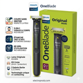 Tondeuse Rasoir Électrique 3En1 Visage/Corps OneBlade Philips QP1624/10
