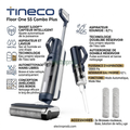 Tineco Floor One S5 Combo Plus Aspirateur et Laveur Sec et Humide sans Fil Intelligent