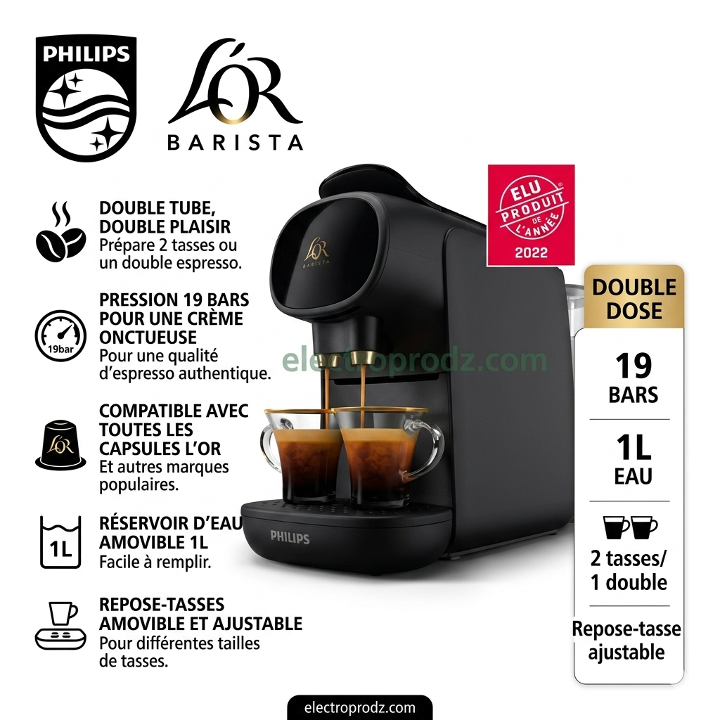 Expresso Philips L'OR Barista LM9012/60 Piano Noir