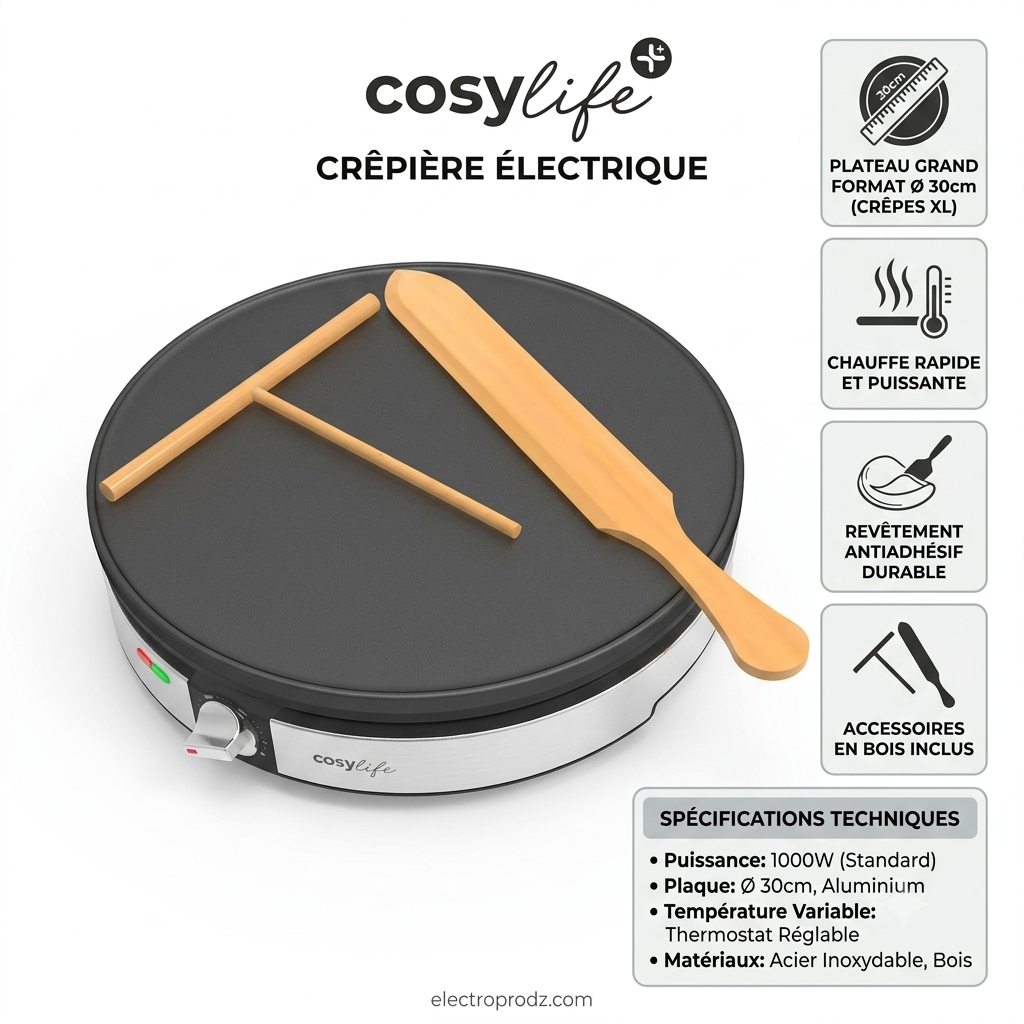 Crêpière Cosylife