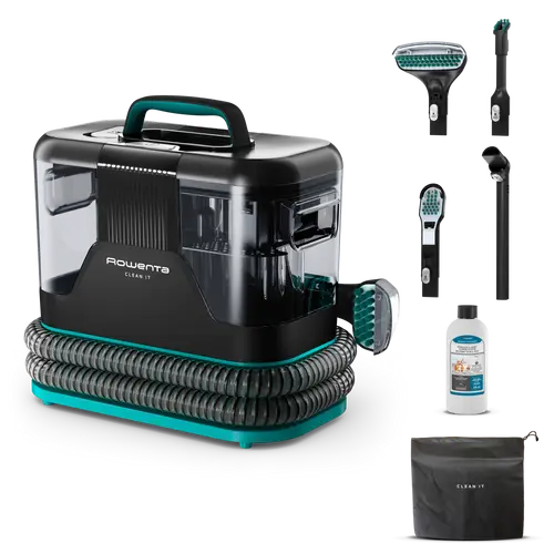 Clean It, Shampouineuse Détacheur, 750W, Polyvalent, Tous textiles 4 accessoires