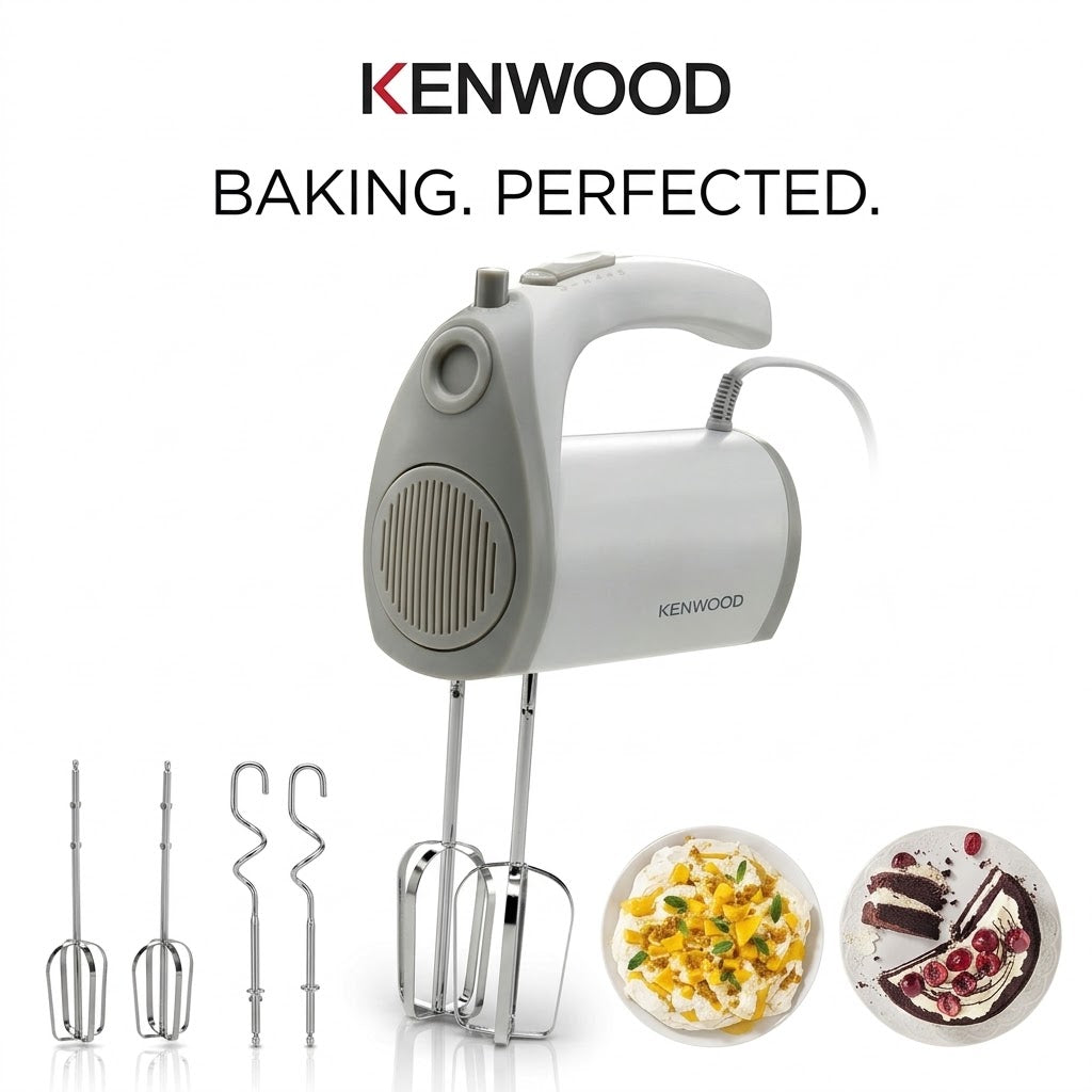 Batteur KENWOOD - HMP20 - 300W - 5 Vitesses + Turbo - Blanc