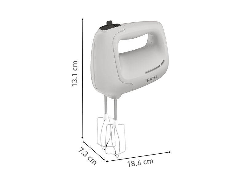 Tefal HT450N10 – Batteur Électrique 450W, 5 Vitesses + Turbo