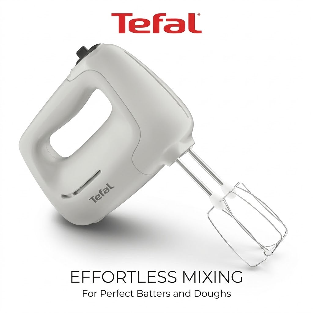 Tefal HT450N10 – Batteur Électrique 450W, 5 Vitesses + Turbo