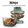 Ninja CRISPi PRO 5-in-1 XL Glass Air Fryer Green - AS090GN