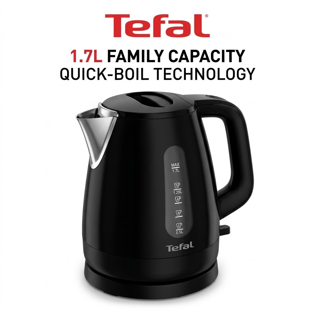 BOUILLOIRE TEFAL Uno 1.5L 2400W KO1508DE NOIR