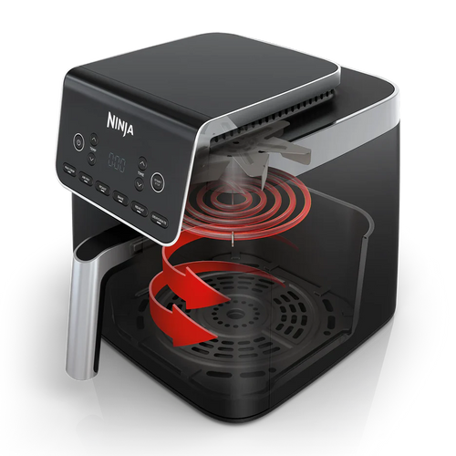 مقلاة نينجا الهوائية XL سعة 6.2 لتر - قوة القرمشة بدون زيت 