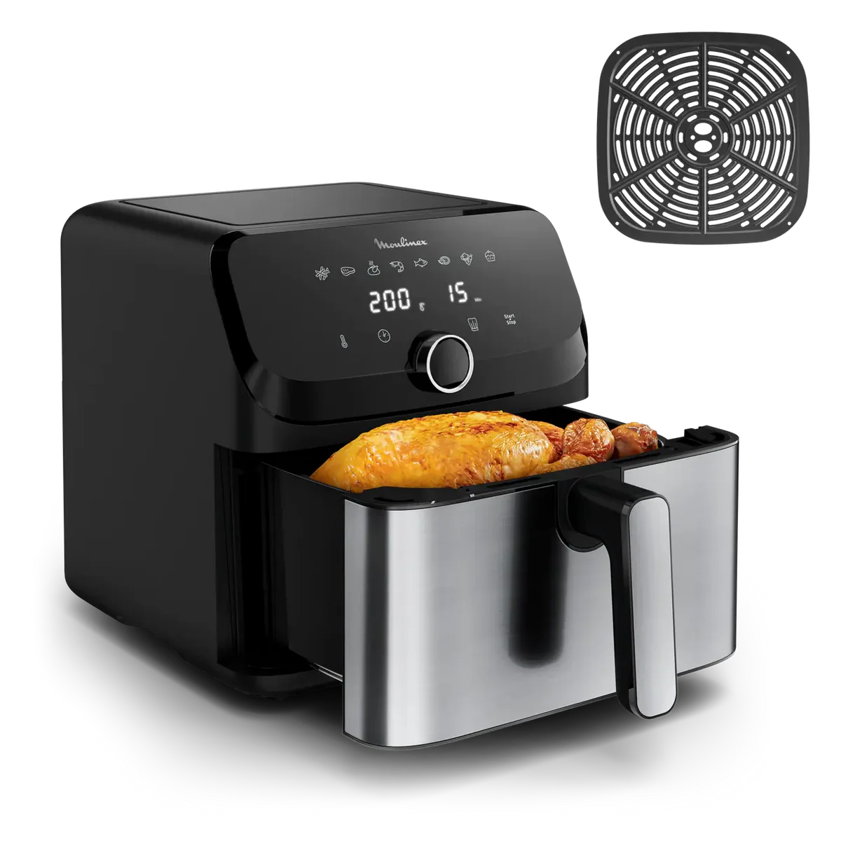 Moulinex Air Fryer 7L Eazy Fry inox