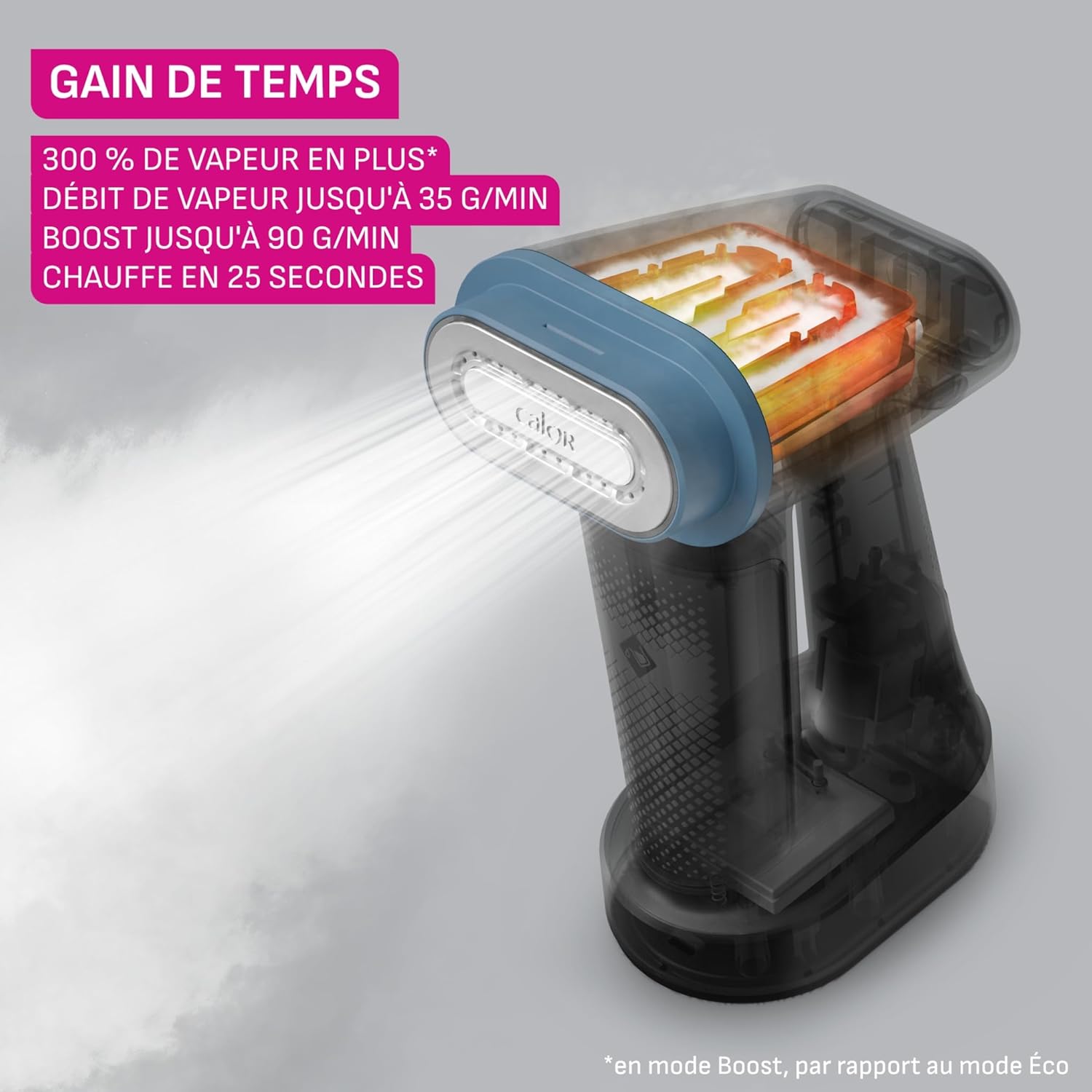 Défroisseur vapeur Calor Pure Force 3-en-1