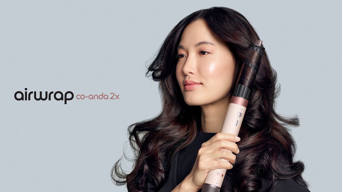 Dyson Airwrap Co-anda2x™ Multi-Styler et Sèche-Cheveux – Cheveux raides à ondulés (Rose Céramique)