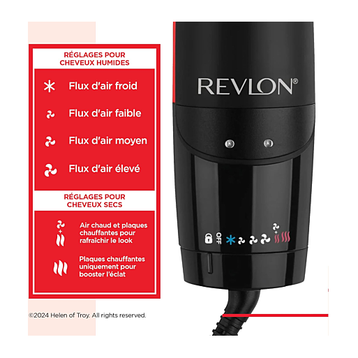 REVLON ONE STEP AIR STRAIGHT RVDR5330E SÈCHE-CHEVEUX LISSANT 2 EN 1
