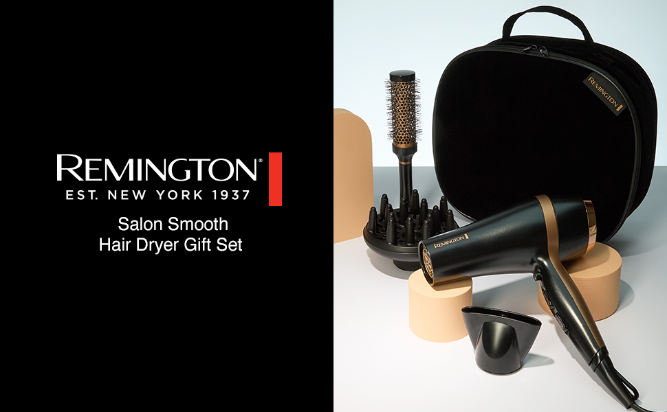 Remington Salon Smooth Hair Dryer Gift Set | D6960GP