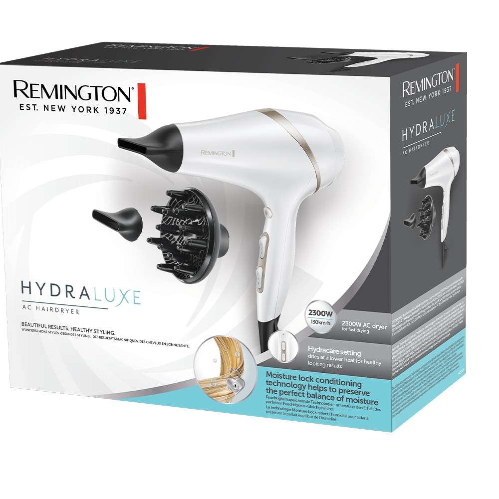 Remington AC8901 sèche-cheveux 2300 W Noir, Blanc