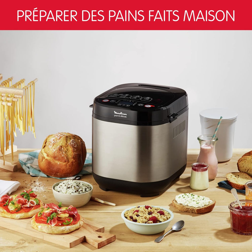 Machine À Pain 20 Programmes 720w Pain And Délices Moulinex OW240E30