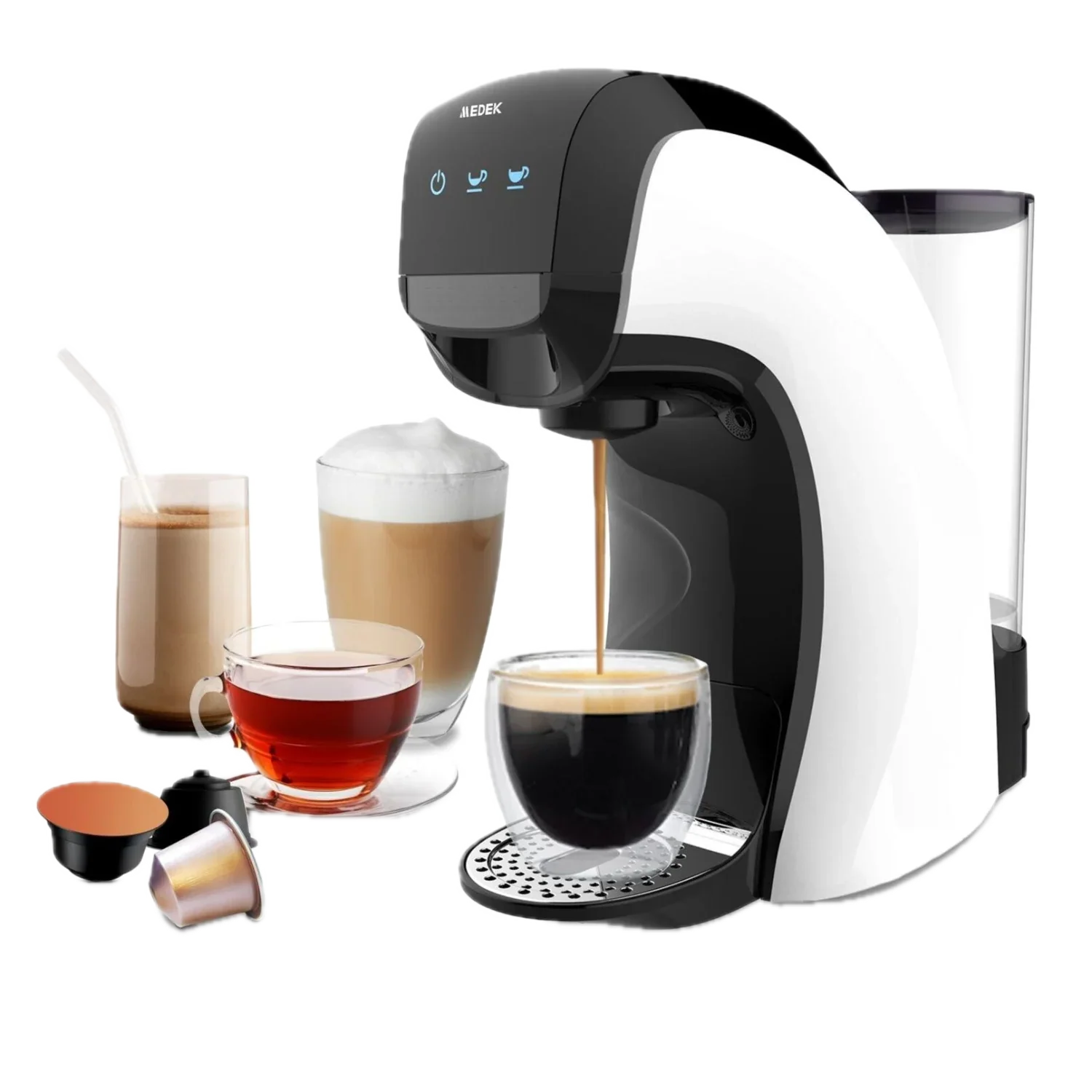 Machine a cafe Medek 3en1 caps/poudre/dolce gusto